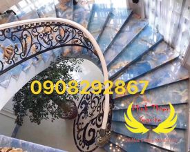 Đá Hoa Cương Ốp Cầu Thang