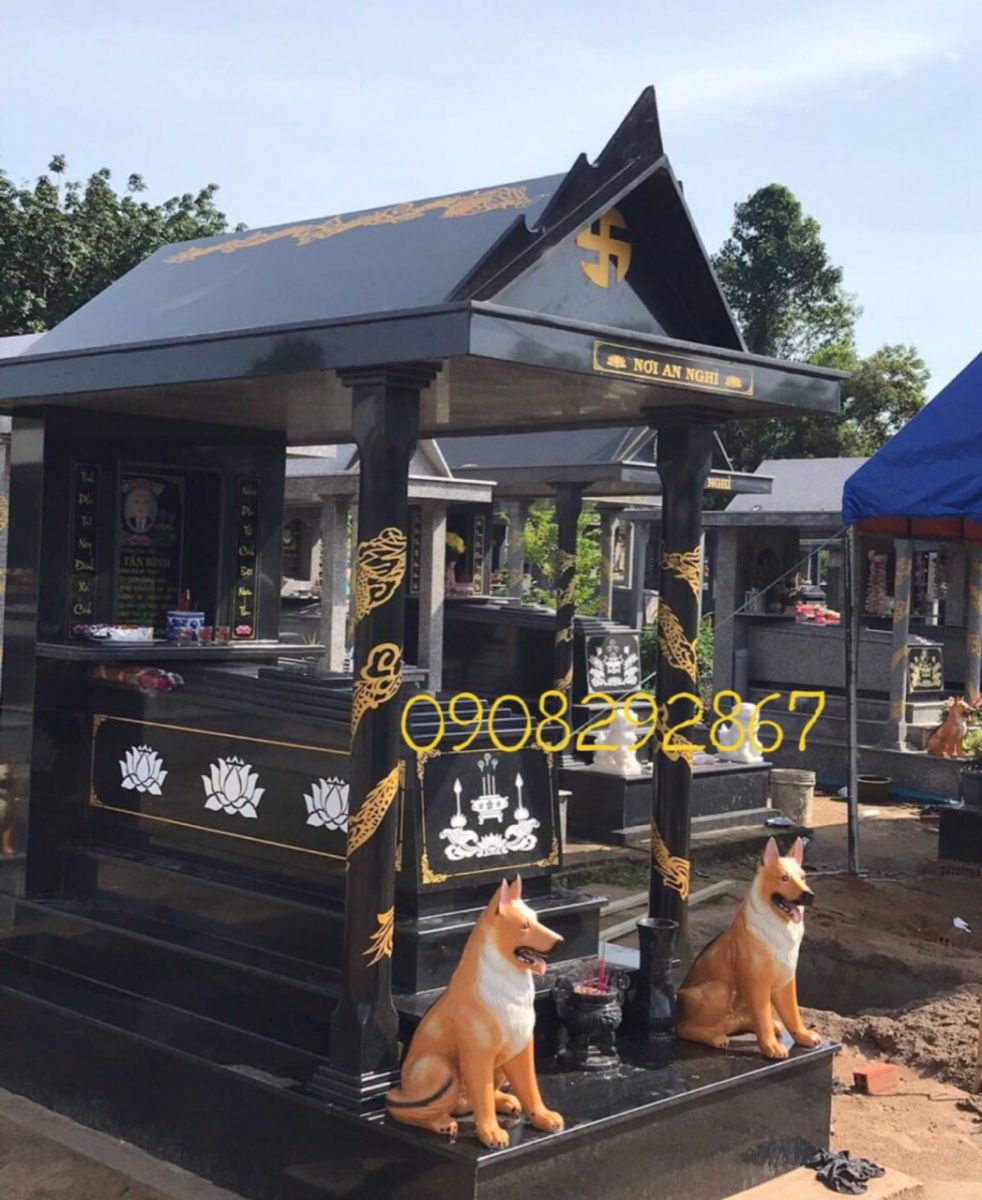 Đá hoa cương ốp bia mộ